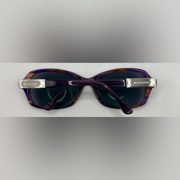 Michael Kors M27455 Brown Purple Oval Sunglasses Frames - Picture 5 of 7